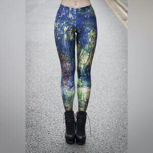 Blackmilk Monet Lilies Leggings